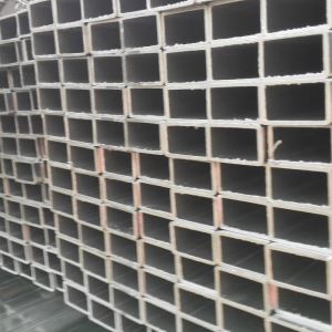 بخش لوله فولادی مربع قبل از گالوانیزه MS بخش توخالی 40 * 40 * 1.8mm